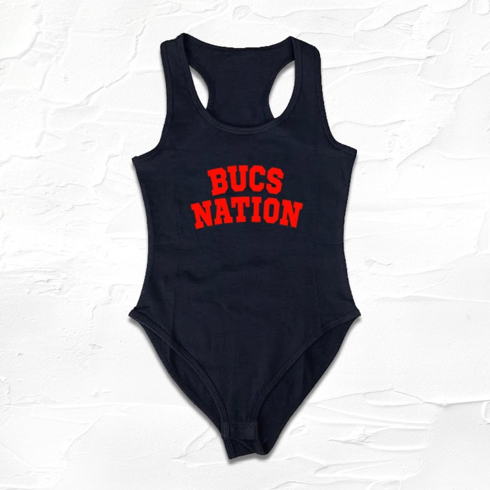 Black Tampa Bay Buccaneers Bodysuit, Buccaneers, Bucs, Women's Tampa Bay Pride